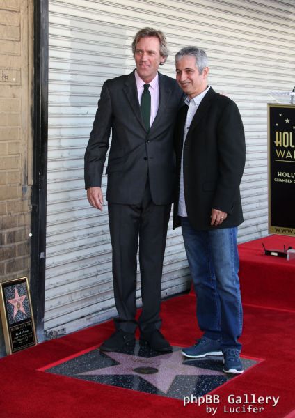 Hugh Laurie honored with star on the Walk of Fame
