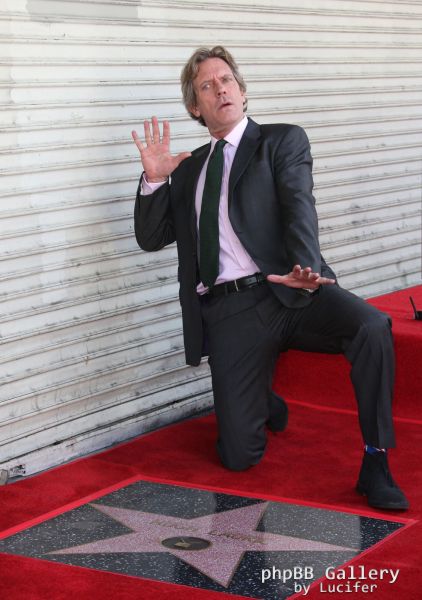 Hugh Laurie honored with star on the Walk of Fame