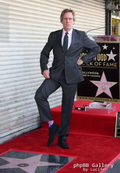 Hugh Laurie honored with star on the Walk of Fame