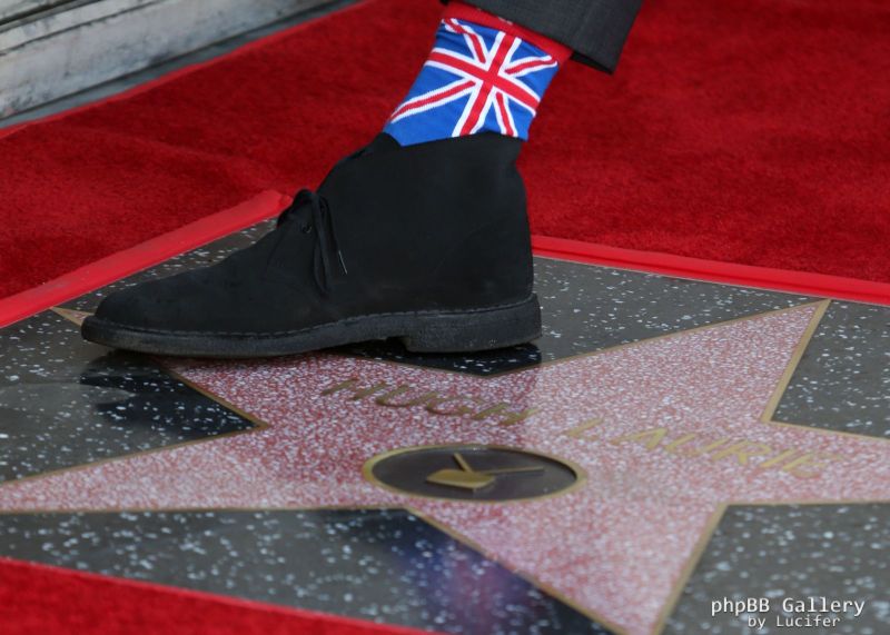 Hugh Laurie honored with star on the Walk of Fame