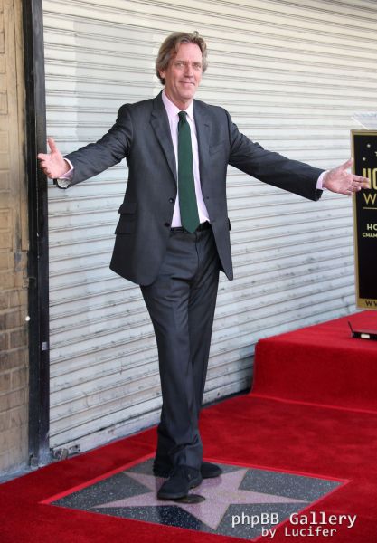 Hugh Laurie honored with star on the Walk of Fame
