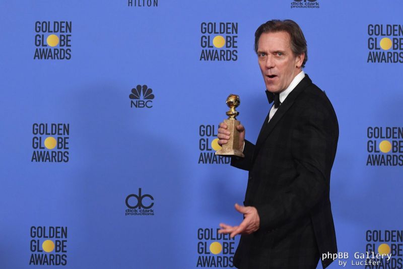 Hugh Laurie - 74th Annual Golden Globe Awards - Press Room