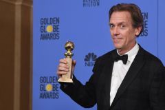Hugh Laurie - 74th Annual Golden Globe Awards - Press Room