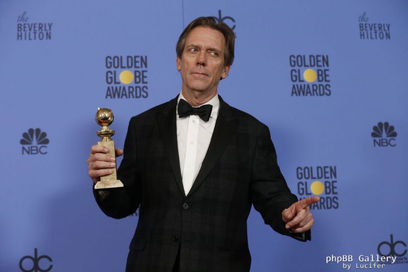 Hugh Laurie - 74th Annual Golden Globe Awards - Press Room