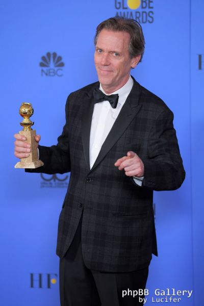 Hugh Laurie - 74th Annual Golden Globe Awards - Press Room