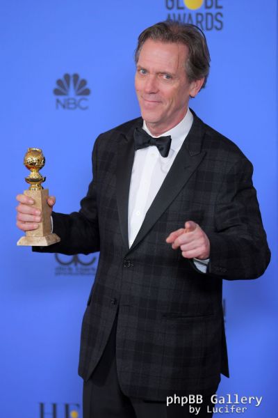 Hugh Laurie - 74th Annual Golden Globe Awards - Press Room