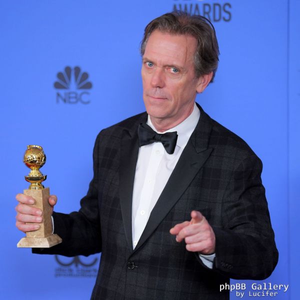 Hugh Laurie - 74th Annual Golden Globe Awards - Press Room