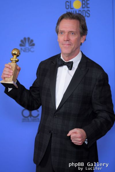 Hugh Laurie - 74th Annual Golden Globe Awards - Press Room