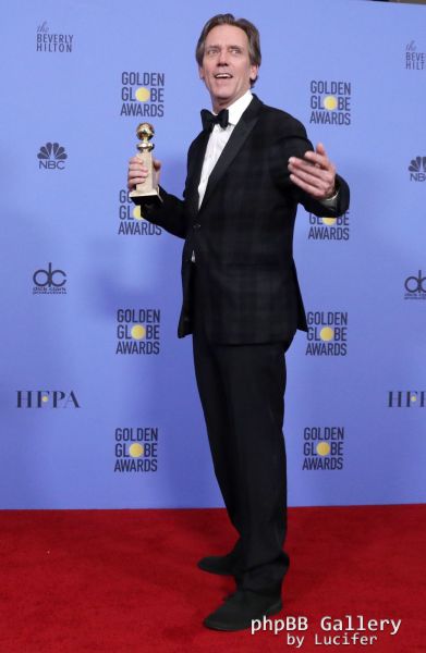 Hugh Laurie - 74th Annual Golden Globe Awards - Press Room