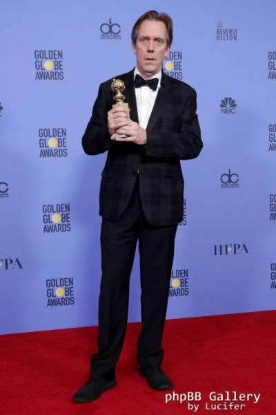 Hugh Laurie - 74th Annual Golden Globe Awards - Press Room