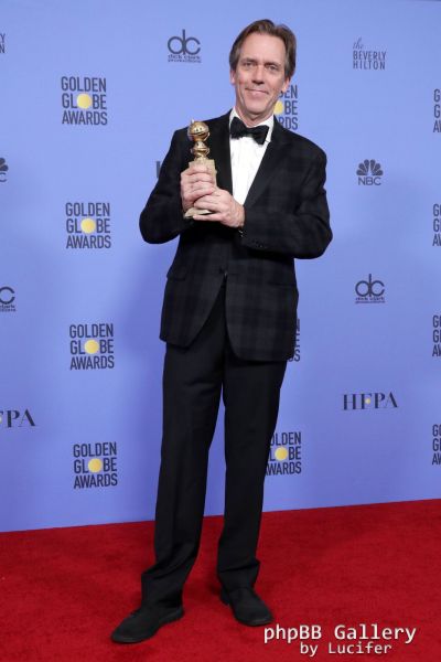 Hugh Laurie - 74th Annual Golden Globe Awards - Press Room