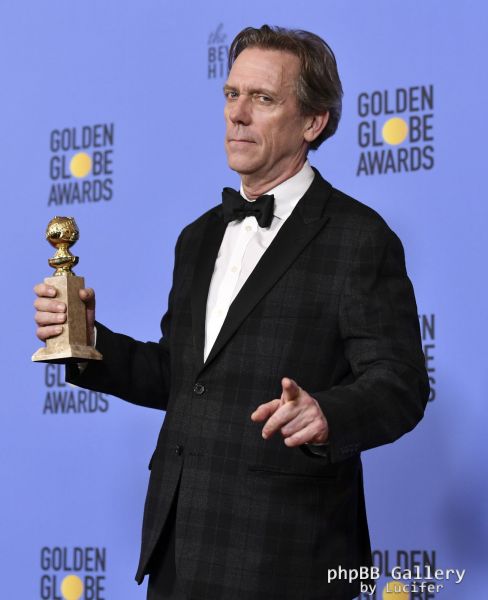 Hugh Laurie - 74th Annual Golden Globe Awards - Press Room