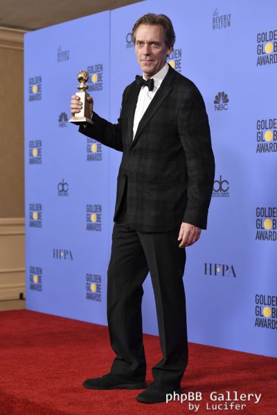 Hugh Laurie - 74th Annual Golden Globe Awards - Press Room