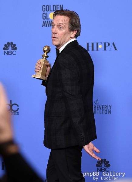 Hugh Laurie - 74th Annual Golden Globe Awards - Press Room
