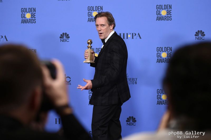 Hugh Laurie - 74th Annual Golden Globe Awards - Press Room
