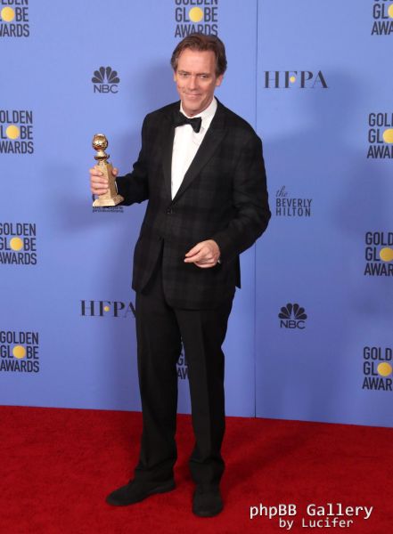 Hugh Laurie - 74th Annual Golden Globe Awards - Press Room