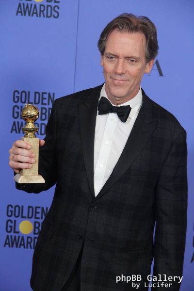 Hugh Laurie - 74th Annual Golden Globe Awards - Press Room