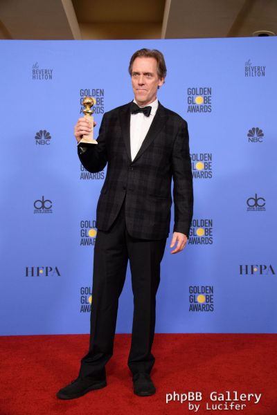 Hugh Laurie - 74th Annual Golden Globe Awards - Press Room