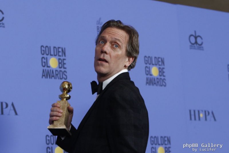 Hugh Laurie - 74th Annual Golden Globe Awards - Press Room