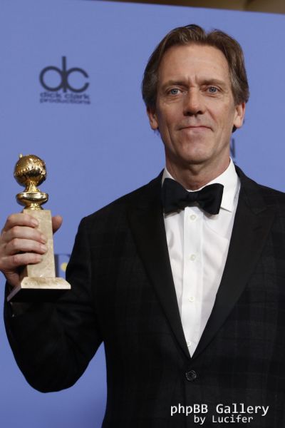 Hugh Laurie - 74th Annual Golden Globe Awards - Press Room