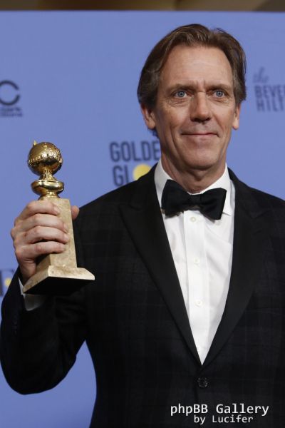 Hugh Laurie - 74th Annual Golden Globe Awards - Press Room