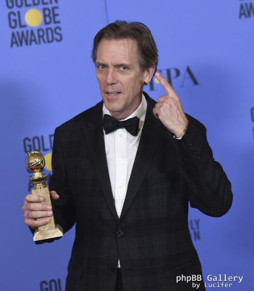 Hugh Laurie - 74th Annual Golden Globe Awards - Press Room
