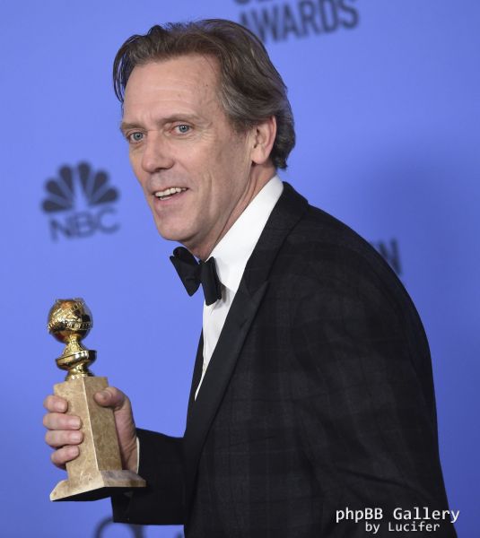 Hugh Laurie - 74th Annual Golden Globe Awards - Press Room