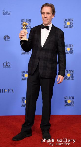 Hugh Laurie - 74th Annual Golden Globe Awards - Press Room