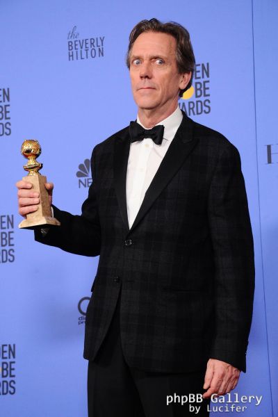 Hugh Laurie - 74th Annual Golden Globe Awards - Press Room