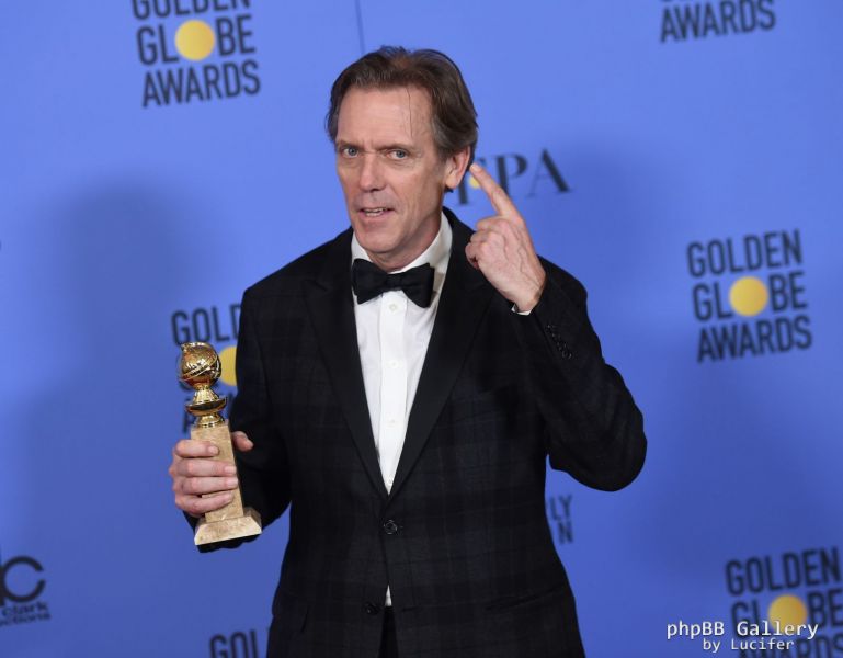 Hugh Laurie - 74th Annual Golden Globe Awards - Press Room