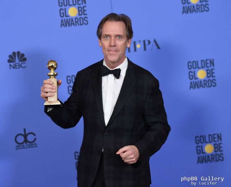 Hugh Laurie - 74th Annual Golden Globe Awards - Press Room