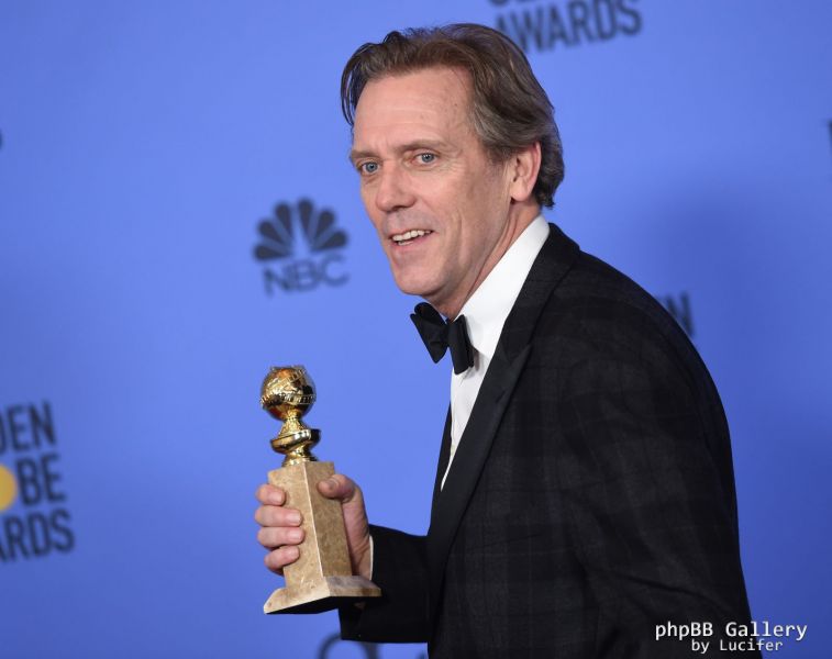 Hugh Laurie - 74th Annual Golden Globe Awards - Press Room