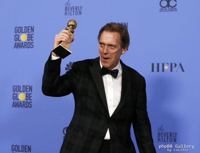 Hugh Laurie - 74th Annual Golden Globe Awards - Press Room