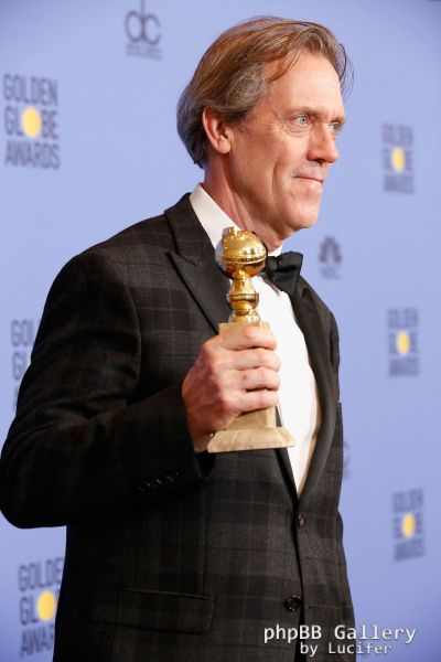 Hugh Laurie - 74th Annual Golden Globe Awards - Press Room