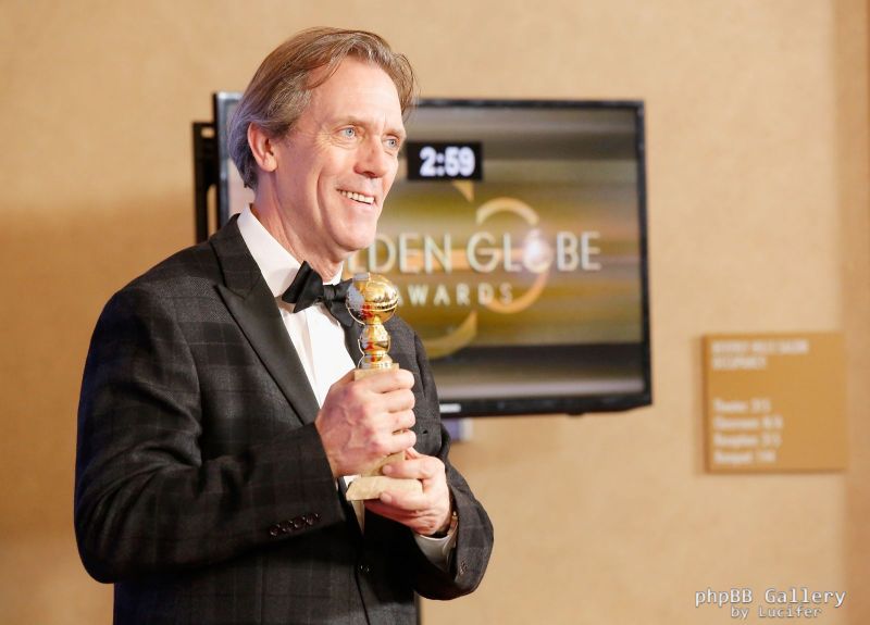 Hugh Laurie - 74th Annual Golden Globe Awards - Press Room