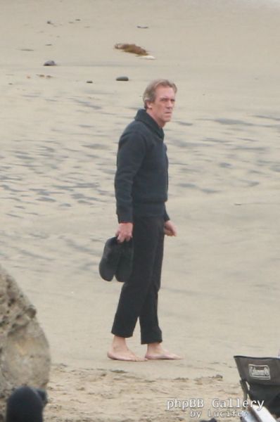 Hugh Laurie - Filming Chance Season 2 in Malibu