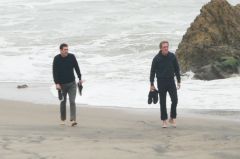 Hugh Laurie - Filming Chance Season 2 in Malibu