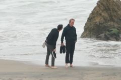 Hugh Laurie - Filming Chance Season 2 in Malibu