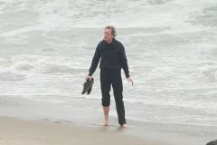 Hugh Laurie - Filming Chance Season 2 in Malibu