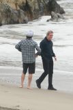 Hugh Laurie - Filming Chance Season 2 in Malibu