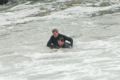 Hugh Laurie - Filming Chance Season 2 in Malibu