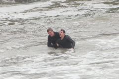 Hugh Laurie - Filming Chance Season 2 in Malibu