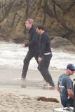 Hugh Laurie - Filming Chance Season 2 in Malibu