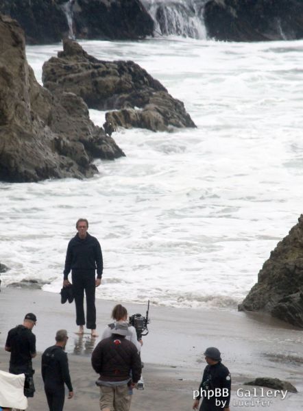 Hugh Laurie - Filming Chance Season 2 in Malibu