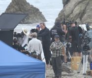 Hugh Laurie - Filming Chance Season 2 in Malibu