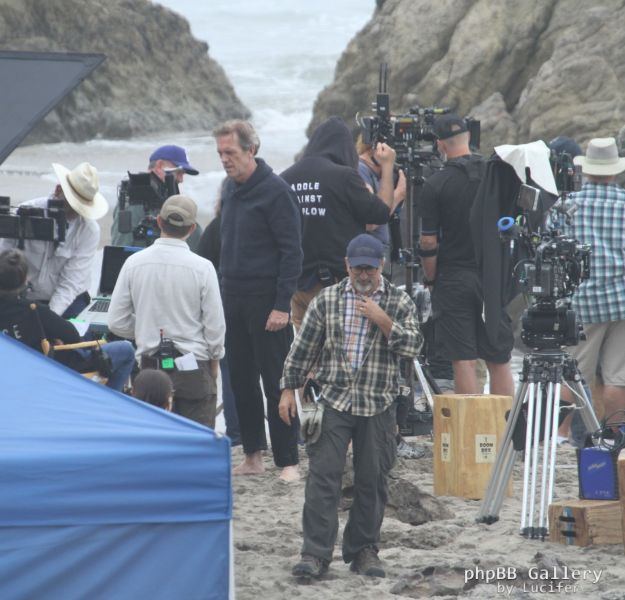Hugh Laurie - Filming Chance Season 2 in Malibu