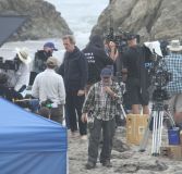 Hugh Laurie - Filming Chance Season 2 in Malibu