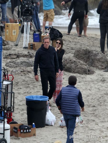Hugh Laurie - Filming Chance Season 2 in Malibu