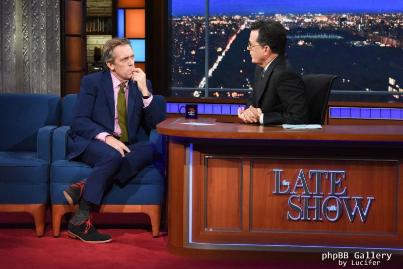 Hugh Laurie - The Late Show with Stephen Colbert - October 25th, 2017