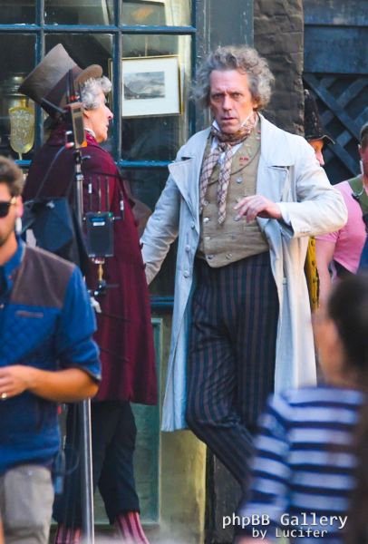 Hugh Laurie - Filming 'David Copperfield' In Kingston upon Hull, England